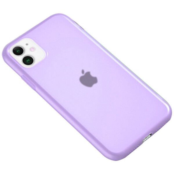 

Противоударный Чехол накладка Epik NEW полупрозрачный для Apple iPhone 11 (6.1") Фиолетовый / Purple