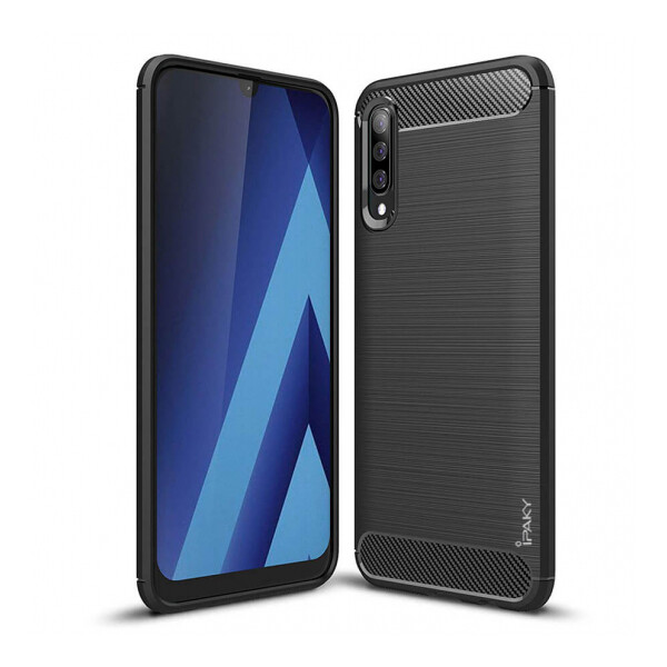 

Противоударный TPU Чехол накладка iPaky Slim Series для Samsung Galaxy A70 A705F Черный / Black