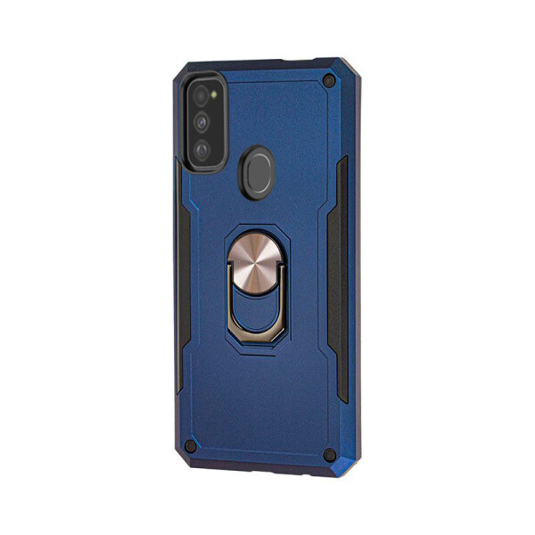 

Противоударный Чехол накладка SG Ring Color NEW с магнитным держателем для Samsung Galaxy M30s Синий / Dark Blue