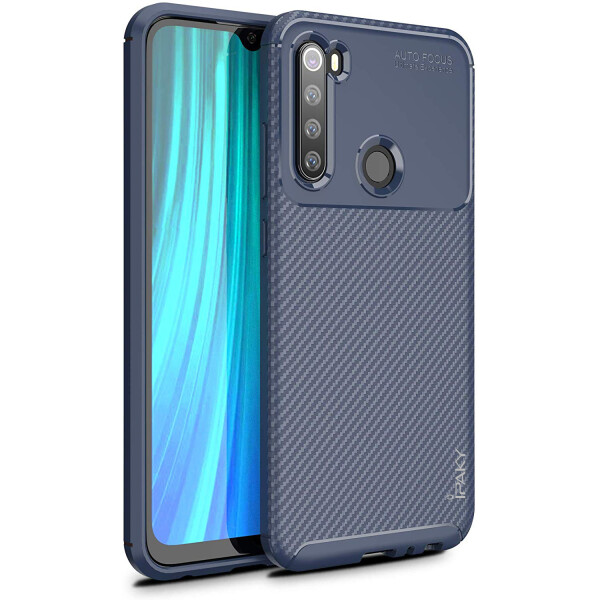 

Противоударный Чехол накладка iPaky Kaisy Series NEW для Xiaomi Redmi Note 8 Синий / Blue