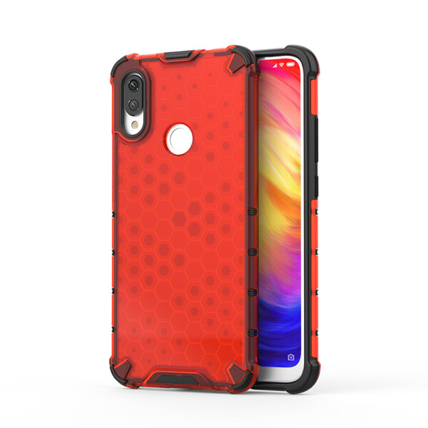 

Противоударный Чехол накладка Epik Transformer Honeycomb для Xiaomi Redmi 7 Красный