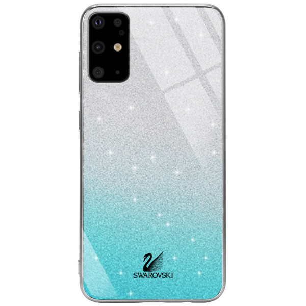 

Противоударный Чехол накладка Epik Swarovski NEW для Samsung Galaxy S11 Бирюзовый