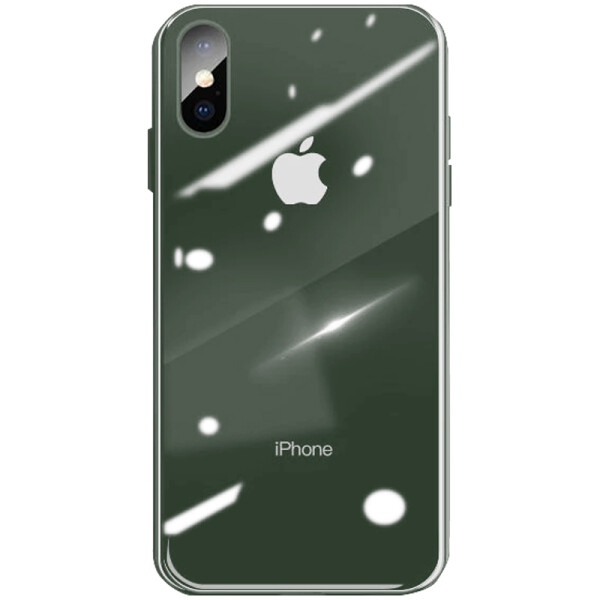 

Противоударный Чехол накладка Epik Glossy Logo NEW Series для Apple iPhone XS Max (6.5") Зеленый / Pine Green