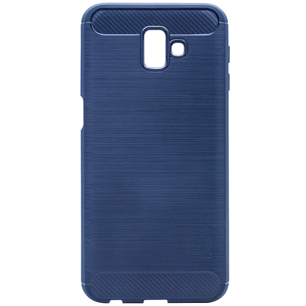 

Противоударный TPU Чехол накладка iPaky Slim Series для Samsung Galaxy J6 Plus + 2018 J610F Синий / Blue