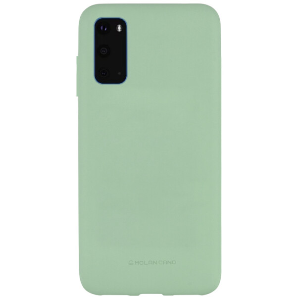 

Противоударный Чехол накладка Molan Cano Smooth NEW для Samsung Galaxy S20 Зеленый