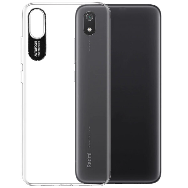

Противоударный Чехол накладка Epik Clear Flash NEW для Xiaomi Redmi 7A Бесцветный / Черный