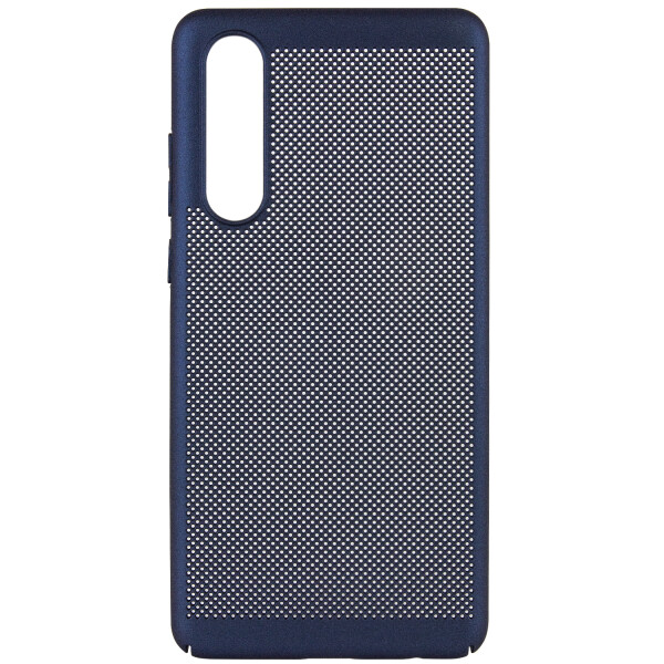 

Противоударный Чехол накладка Epik Grid Case NEW для Huawei P30 Темно-синий