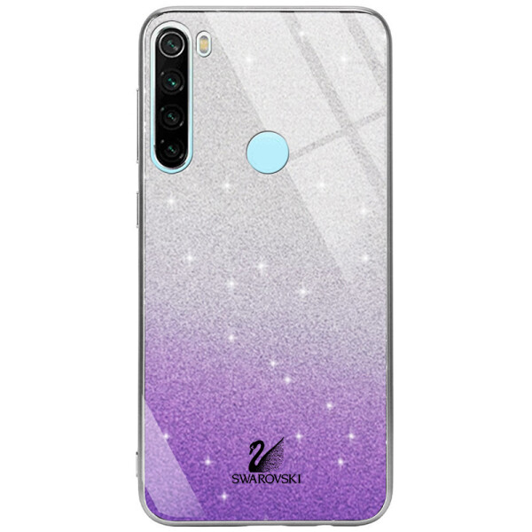 

Противоударный Чехол накладка Epik Swarovski NEW для Xiaomi Redmi Note 8 Фиолетовый