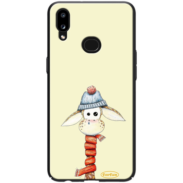

Противоударный Чехол накладка Epik ForFun NEW для Samsung Galaxy A10s Жираф в шапке