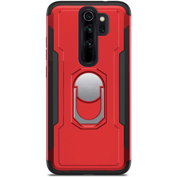 

Противоударный Чехол накладка SG Ring Color NEW с магнитным держателем для Xiaomi Redmi Note 8 Pro Красный / Red