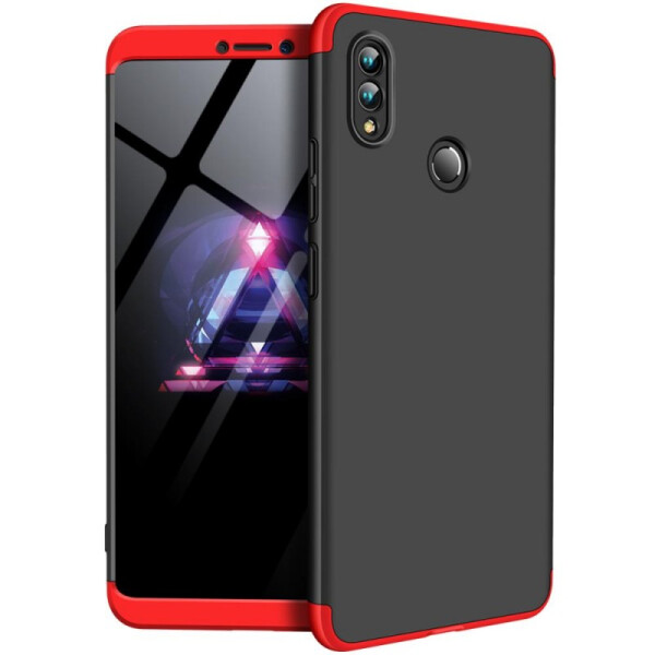 

Противоударный Чехол пластиковая накладка GKK LikGus 360 градусов NEW для Huawei Honor Note 10 Черный / Красный
