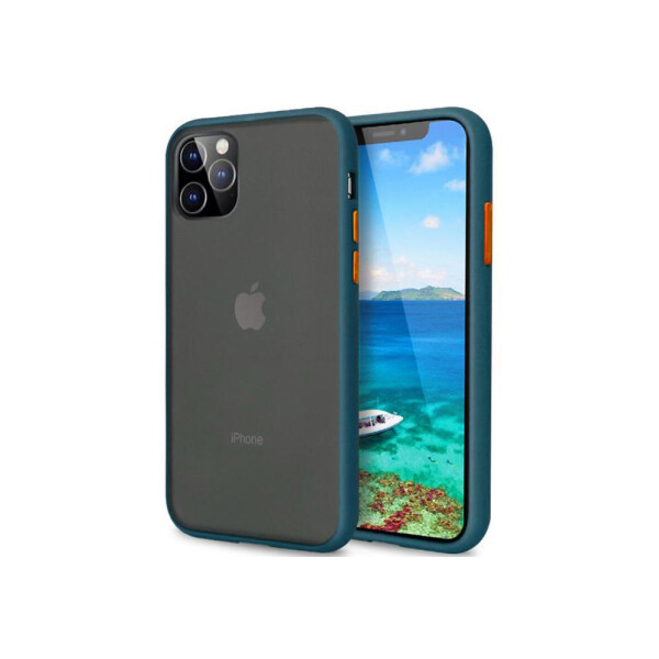 

Противоударный Чехол накладка LikGus Maxshield NEW для Apple iPhone 11 Pro Max Сине-Зеленый