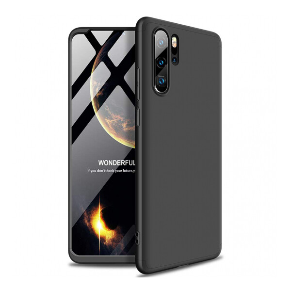 

Противоударный Чехол пластиковая накладка GKK LikGus 360 градусов NEW для Huawei P30 Pro Черный
