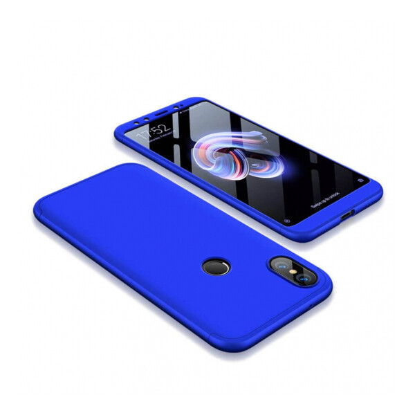 

Пластиковая накладка чехол GKK LikGus 360 градусов для Xiaomi Mi 6X / Mi A2 Синий