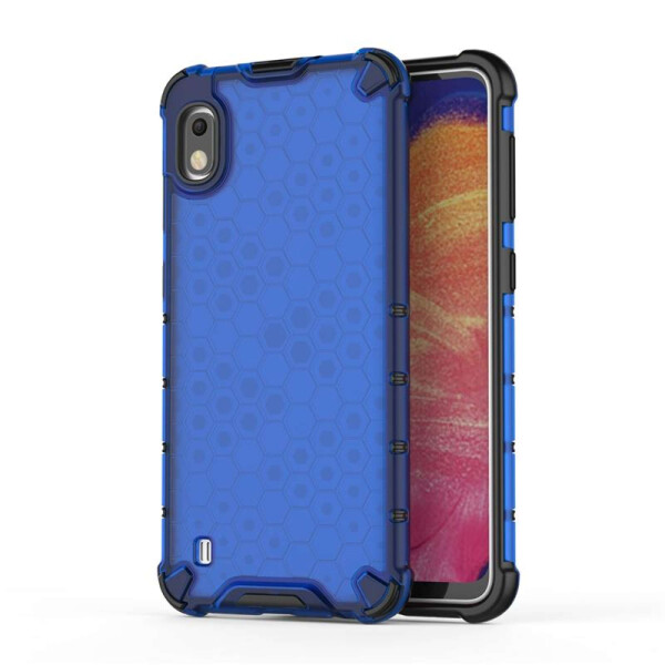 

Противоударный Чехол накладка Epik Transformer Honeycomb для Samsung Galaxy A10 Синий
