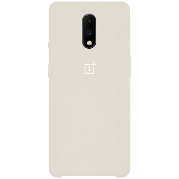 

Противоударный Чехол накладка Epik Silicone case NEW для OnePlus 7 Бежевый / Antigue White