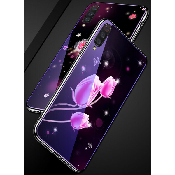 

Противоударный Чехол накладка Epik Fantasy NEW с глянцевыми торцами для Xiaomi Mi 9 Тюльпаны