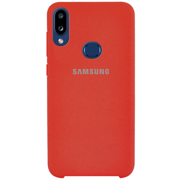 

Противоударный Чехол накладка Epik Silicone case NEW для Samsung Galaxy A10s Красный / Red
