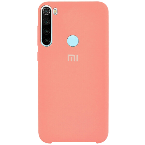 

Противоударный Чехол накладка Epik Silicone case NEW для Xiaomi Redmi Note 8 Персиковый / Peach
