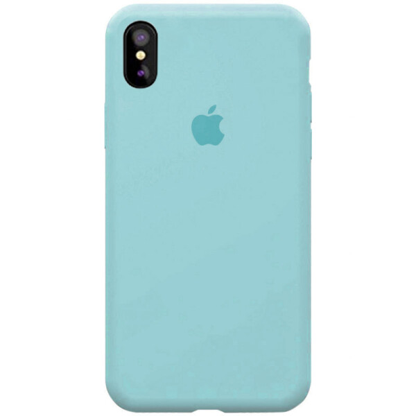 

Противоударный Чехол накладка Epik с закрытым низом NEW для Apple iPhone X / XS Бирюзовый / Turquoise