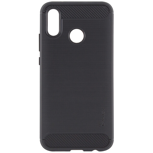 

Противоударный TPU Чехол накладка iPaky Slim Series для Huawei P20 Lite Серый / Gray