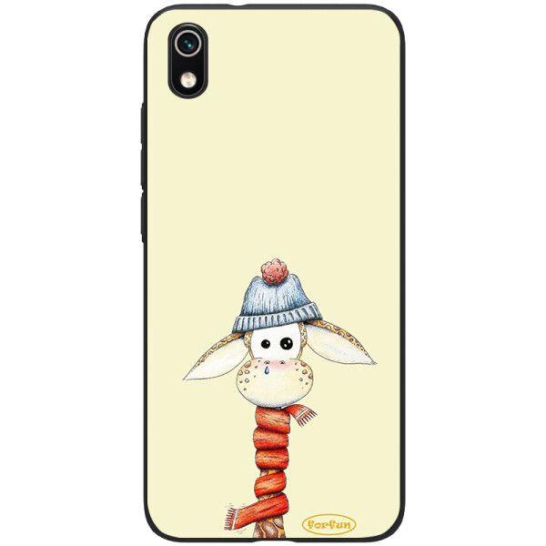 

Противоударный Чехол накладка Epik ForFun NEW для Xiaomi Redmi 7A Жираф в шапке