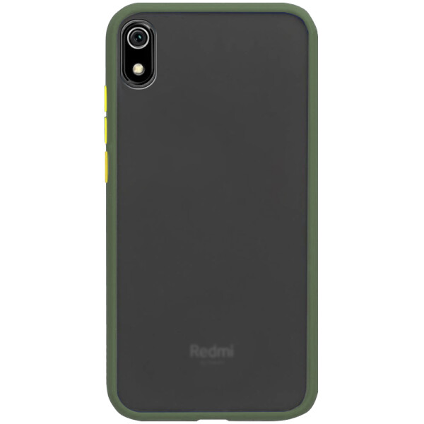 

Противоударный Чехол накладка Epik Color Buttons Shield NEW Series для Xiaomi Redmi 7A Зеленый