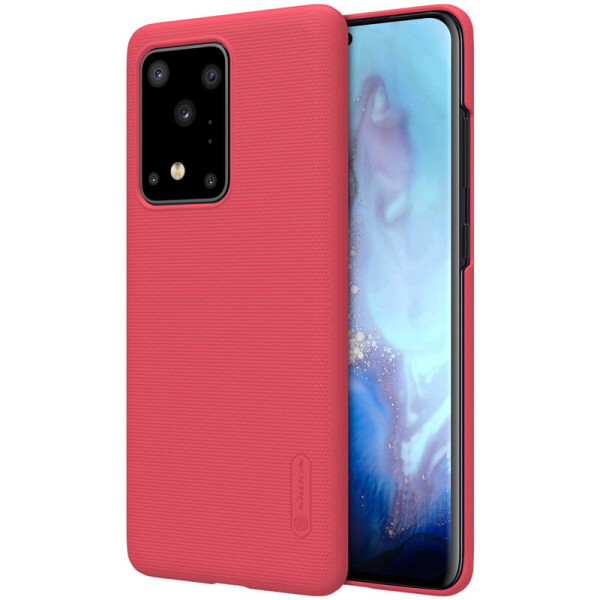 

Противоударный Чехол накладка Nillkin Matte для Samsung Galaxy S20 Ultra Красный / Bright Red