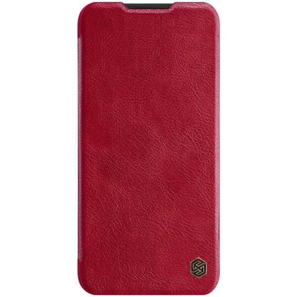 

Противоударный Чехол книжка Nillkin Qin Series NEW для Xiaomi Redmi Note 8 Красный