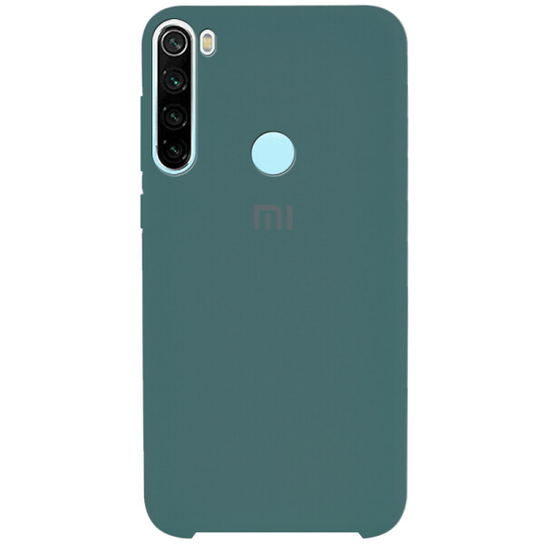 

Противоударный Чехол накладка Epik Silicone case NEW для Xiaomi Redmi Note 8 Зеленый / Pine Green