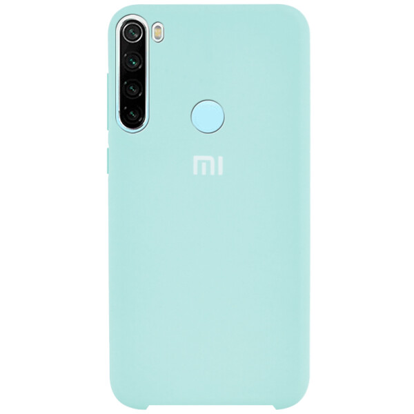 

Противоударный Чехол накладка Epik Silicone case NEW для Xiaomi Redmi Note 8 Бирюзовый / Light Blue