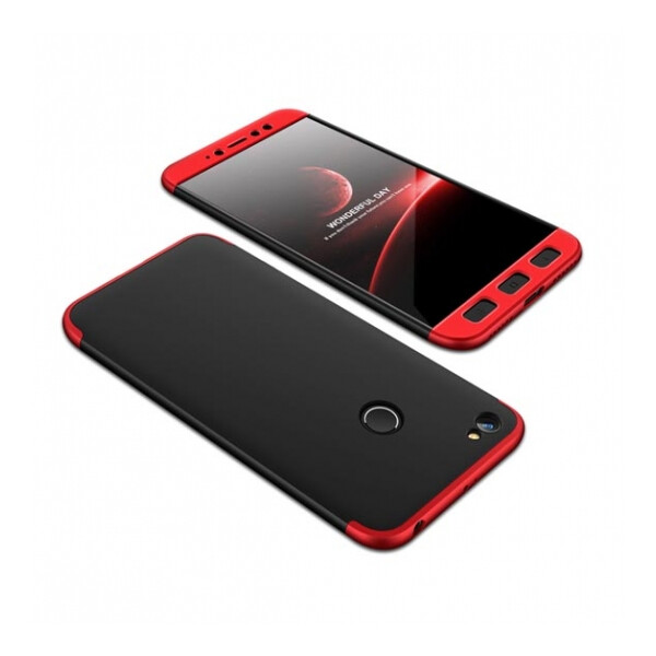 

Пластиковая накладка чехол GKK LikGus 360 градусов для Xiaomi Redmi Note 5A Prime / Redmi Y1 Черный / Красный