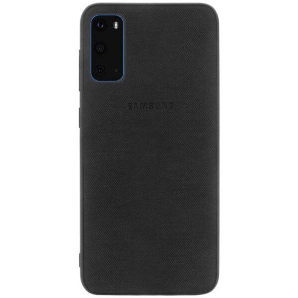 

Противоударный Чехол накладка Epik Fiber Logo NEW для Samsung Galaxy S20 Черный
