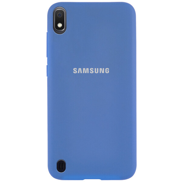 

Противоударный Чехол накладка Epik Full Protective NEW для Samsung Galaxy A10 Голубой / Azure