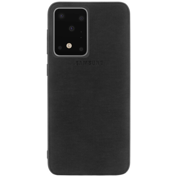 

Противоударный Чехол накладка Epik Fiber Logo NEW для Samsung Galaxy S20 Ultra Черный
