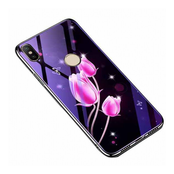 

Противоударный Чехол накладка Epik Fantasy NEW с глянцевыми торцами для Xiaomi Redmi Note 6 Pro Тюльпаны