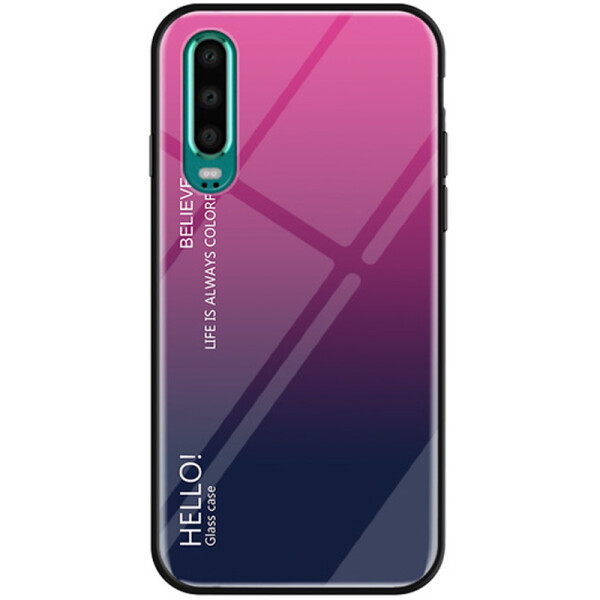 

Противоударный Чехол накладка Epik Gradient Hello NEW для Huawei P30 Малиновый