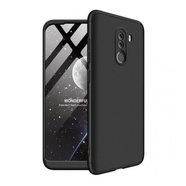 

Пластиковая накладка чехол GKK LikGus 360 градусов для Xiaomi Poco F1 Черный