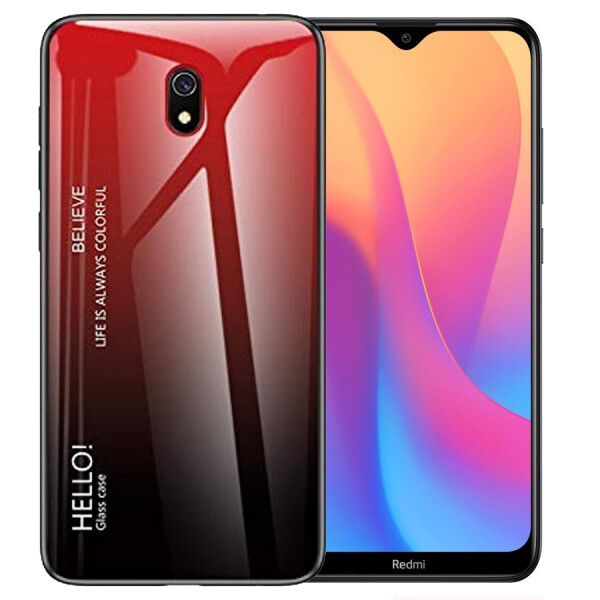 

Противоударный Чехол накладка Epik Gradient Hello NEW для Xiaomi Redmi 8a Красный