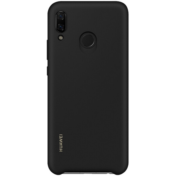

Противоударный Чехол накладка Epik Silicone case NEW для Huawei Nova 3 Черный / Black
