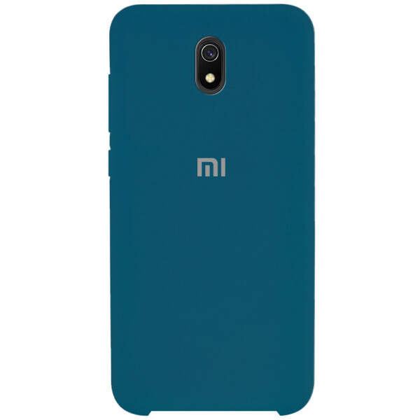 

Противоударный Чехол накладка Epik Silicone case NEW для Xiaomi Redmi 8A Синий / Cosmos Blue