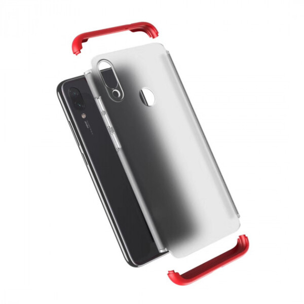 

Противоударный Чехол Матовая PC накладка GKK LikGus 360 градусов NEW для Xiaomi Redmi Note 7 / Note 7 Pro / Note 7s Красный