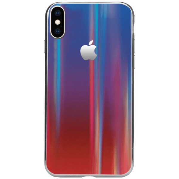 

Противоударный Чехол накладка Epik Gradient Aurora NEW для Apple iPhone XS Синий / Красный