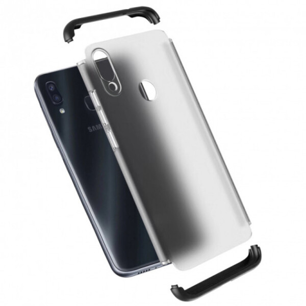 

Противоударный Чехол Матовая PC накладка GKK LikGus 360 градусов NEW для Samsung Galaxy A20 / A30 Черный