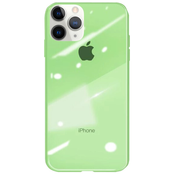 

Противоударный Чехол накладка Epik Glossy Logo NEW Series для Apple iPhone 11 Pro (5.8") Салатовый / Light Green