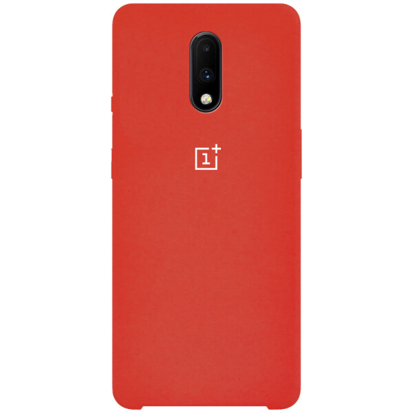 

Противоударный Чехол накладка Epik Silicone case NEW для OnePlus 7 Красный / Red