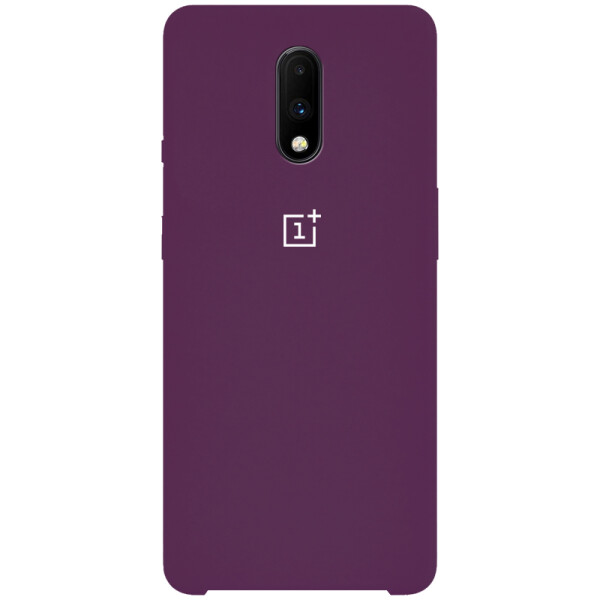 

Противоударный Чехол накладка Epik Silicone case NEW для OnePlus 7 Фиолетовый / Grape