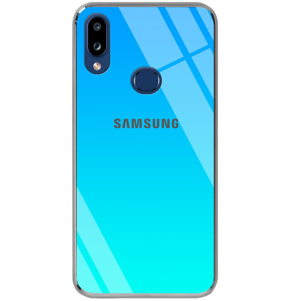 

Противоударный Чехол накладка Epik Gradient Rainbow NEW с лого для Samsung Galaxy A10s Голубой