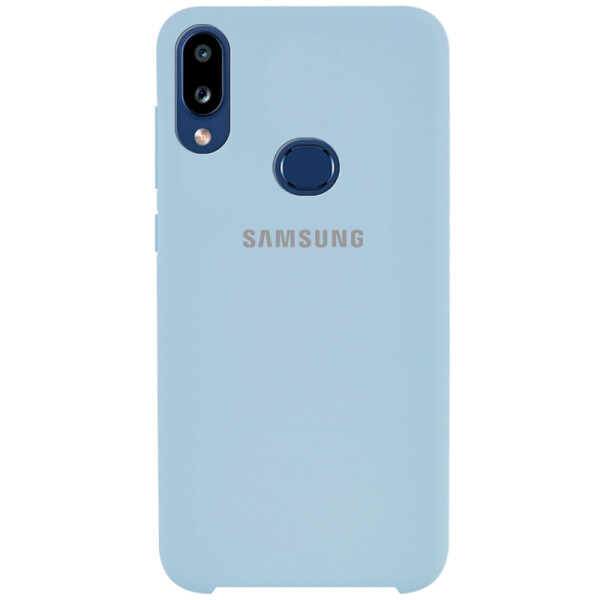 

Противоударный Чехол накладка Epik Silicone case NEW для Samsung Galaxy A10s Голубой / Lilac Blue