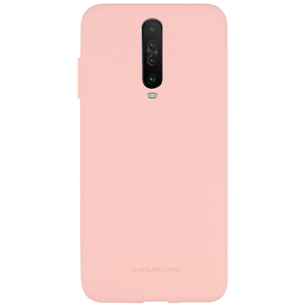 

Противоударный Чехол накладка Molan Cano Smooth NEW для Xiaomi Redmi K30 Розовый